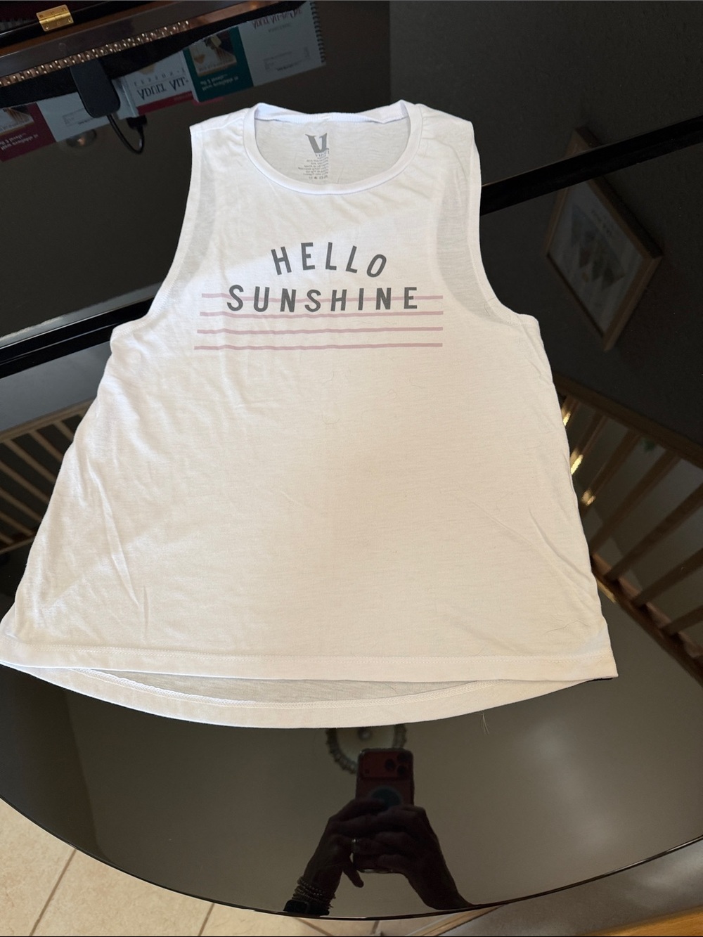Vuori Hello Sunshine White Tank - Women's Top